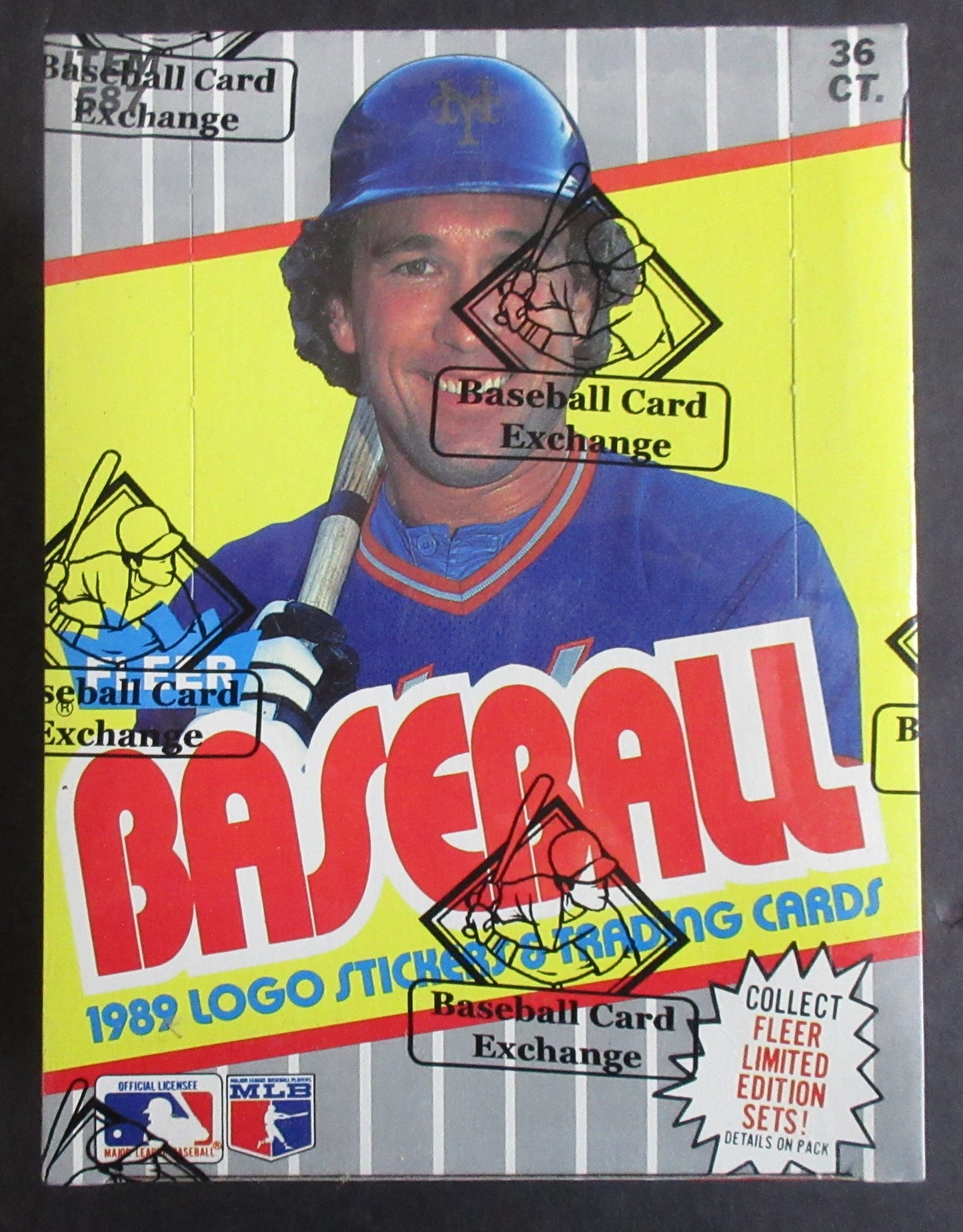 1989 Fleer Baseball Unopened Wax Box (FASC) (Code 90111)