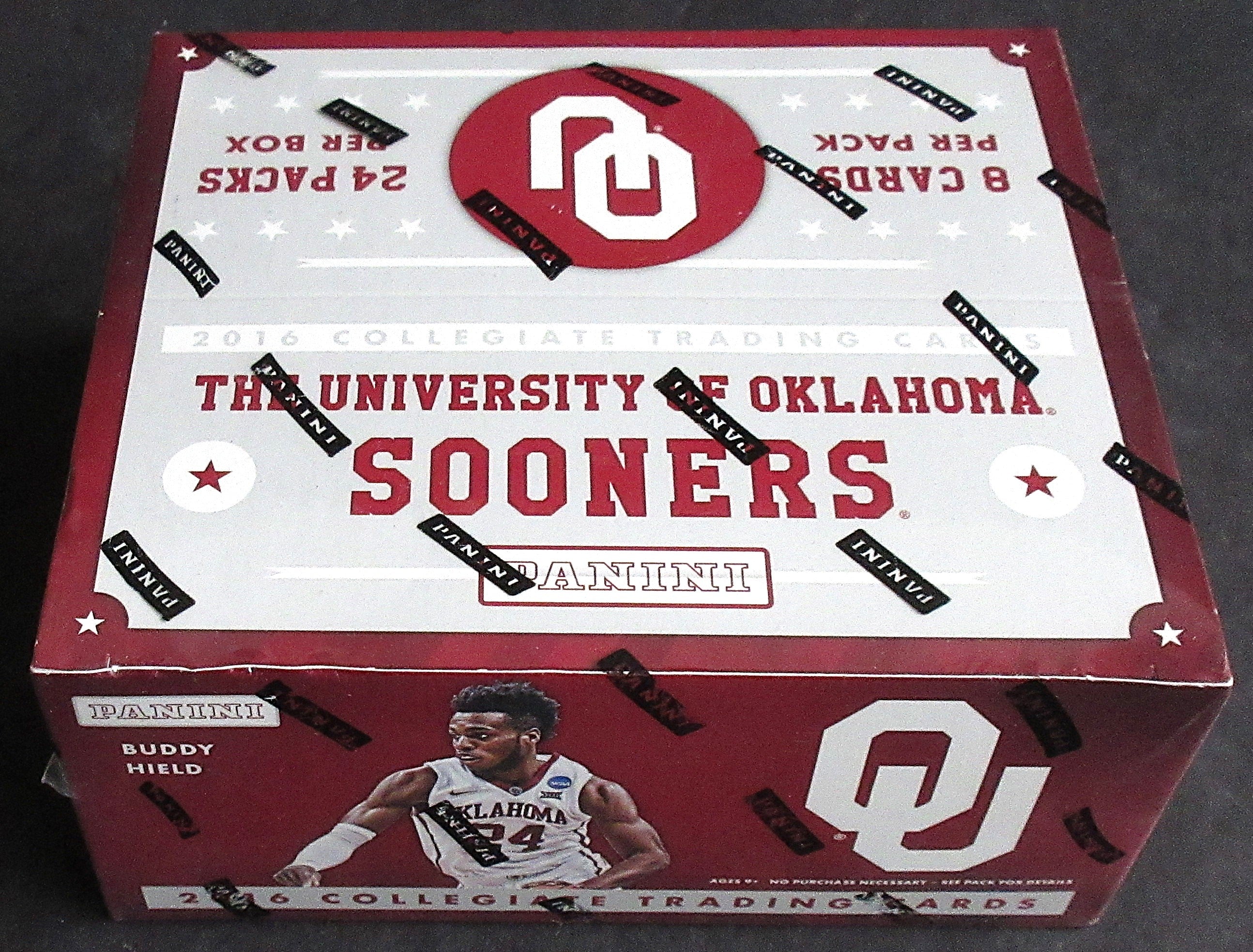 2016 Panini University of Oklahoma Sooners Collegiate Multi-Sport Box (24/8)