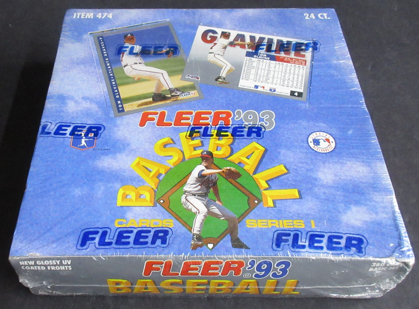 1993 Fleer Baseball Unopened Series 1 Cello Box (24)