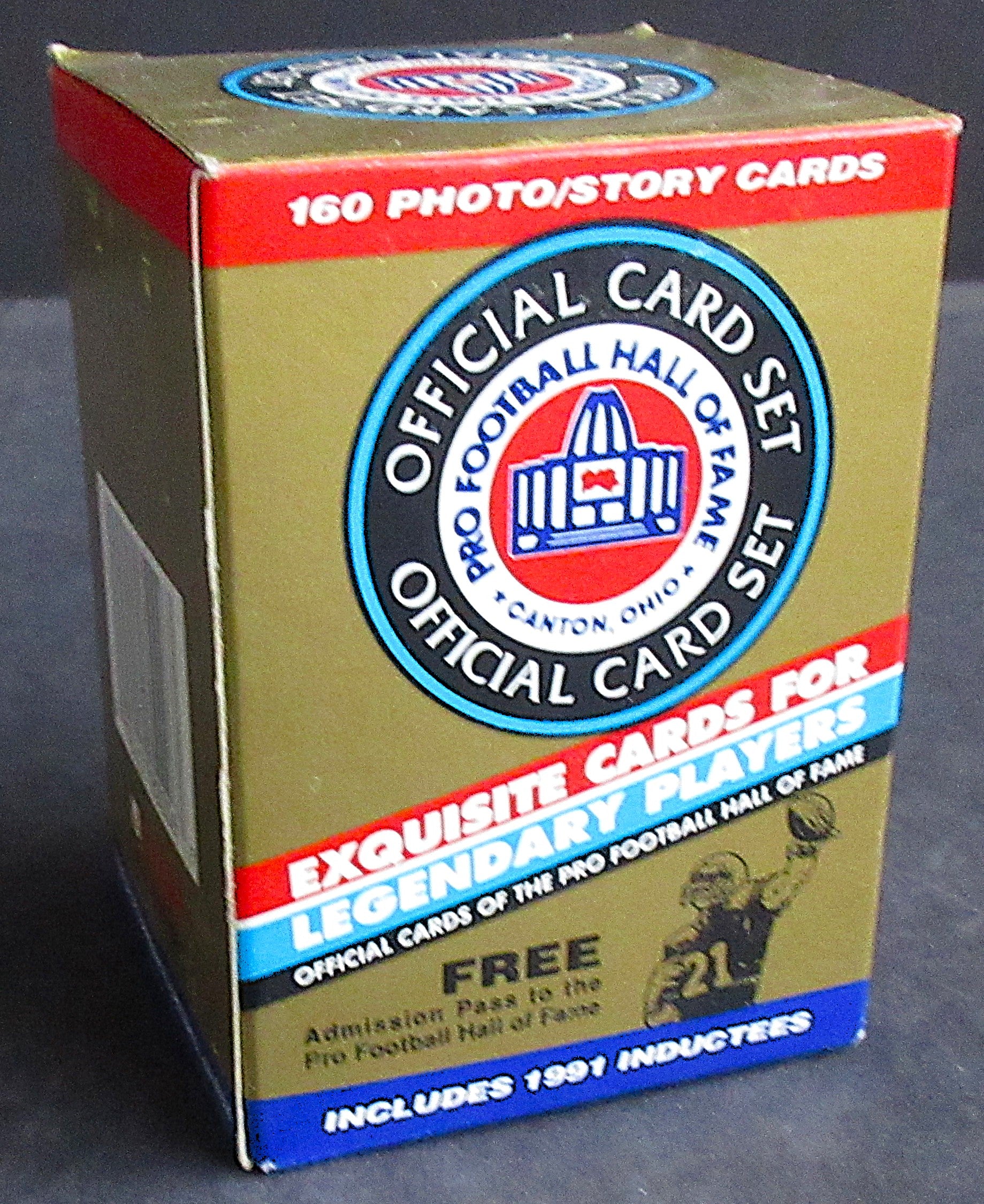 1991 Enor Football Hall of Fame Factory Set (160)