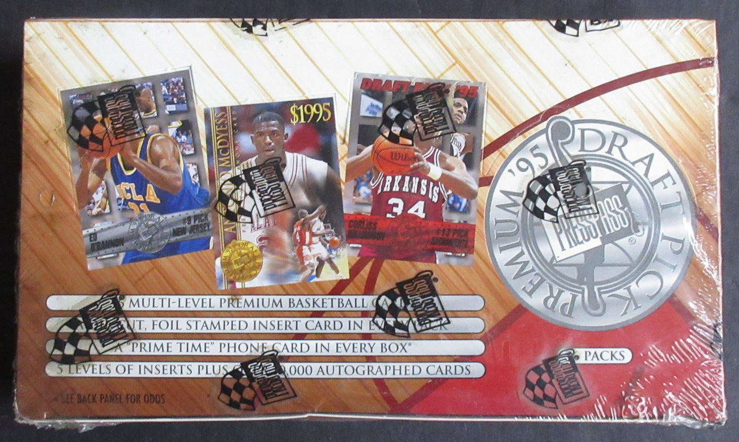 1995 1995/96 Press Pass Draft Picks Basketball Box (36/3)
