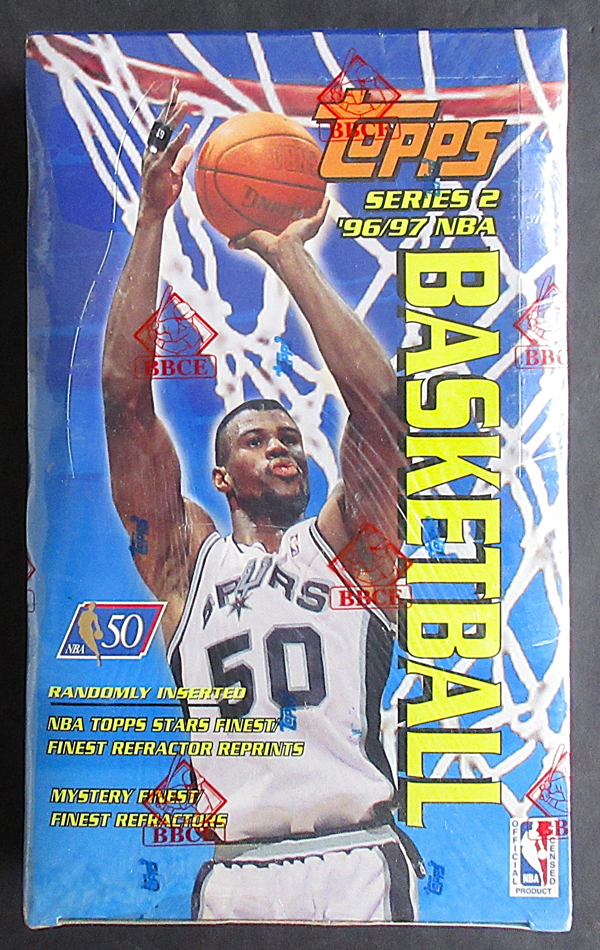 1996/97 Topps Basketball Unopened Series 2 Box (Retail) (BBCE) (A17034)