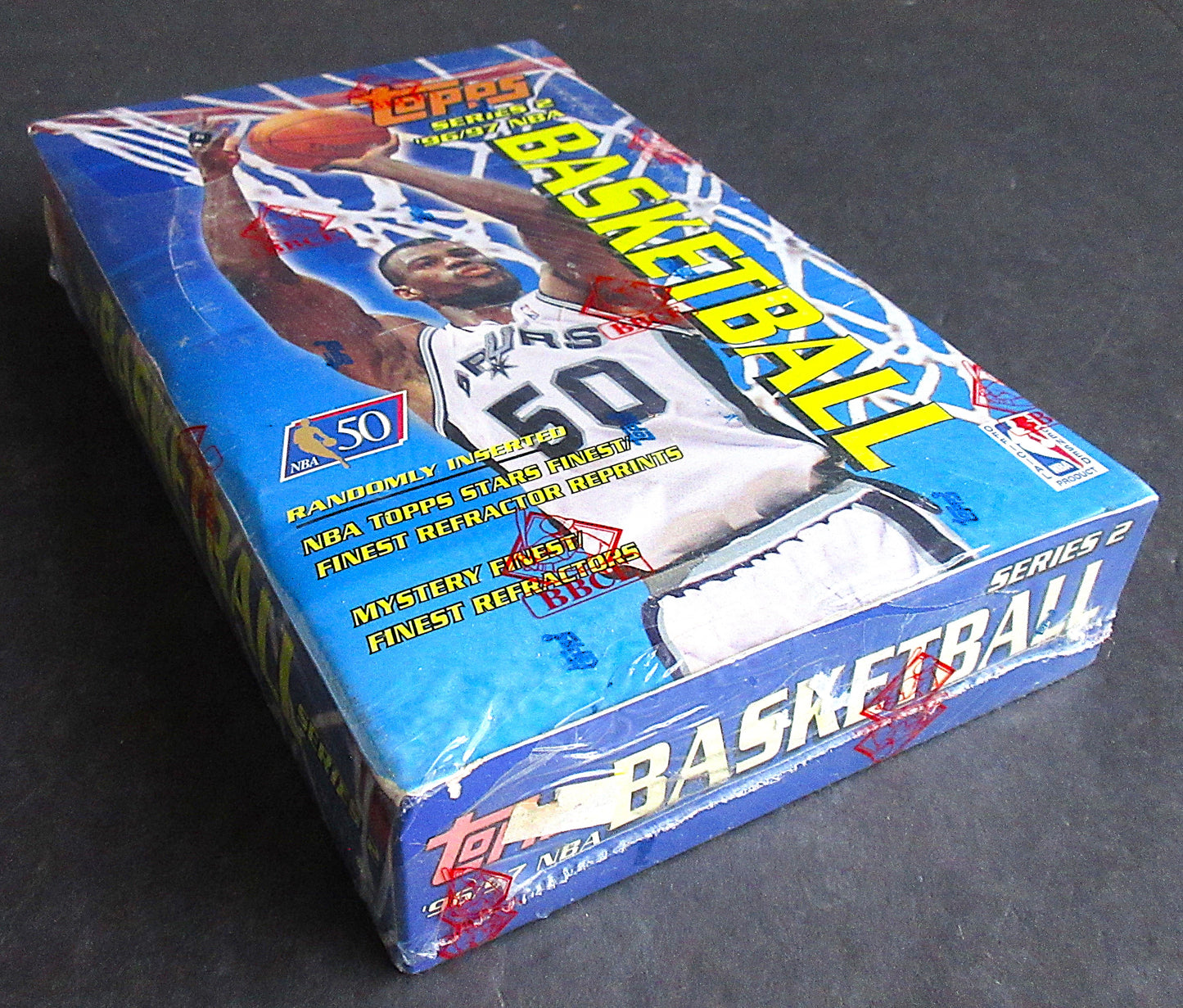 1996/97 Topps Basketball Unopened Series 2 Box (Retail) (BBCE) (A17034)