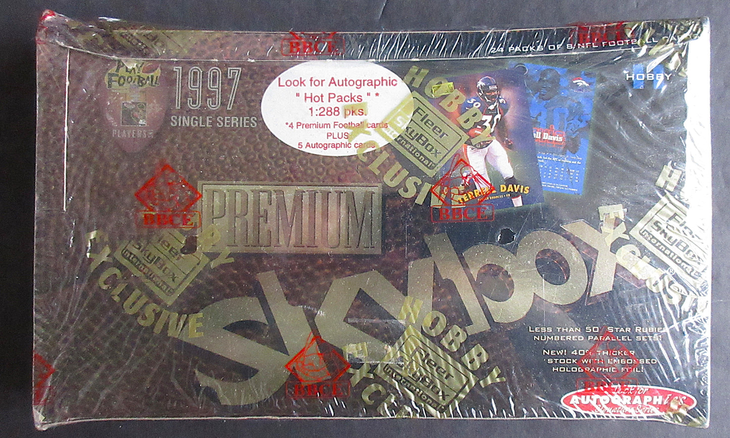 1997 Skybox Premium Football Box (Hobby) (BBCE)