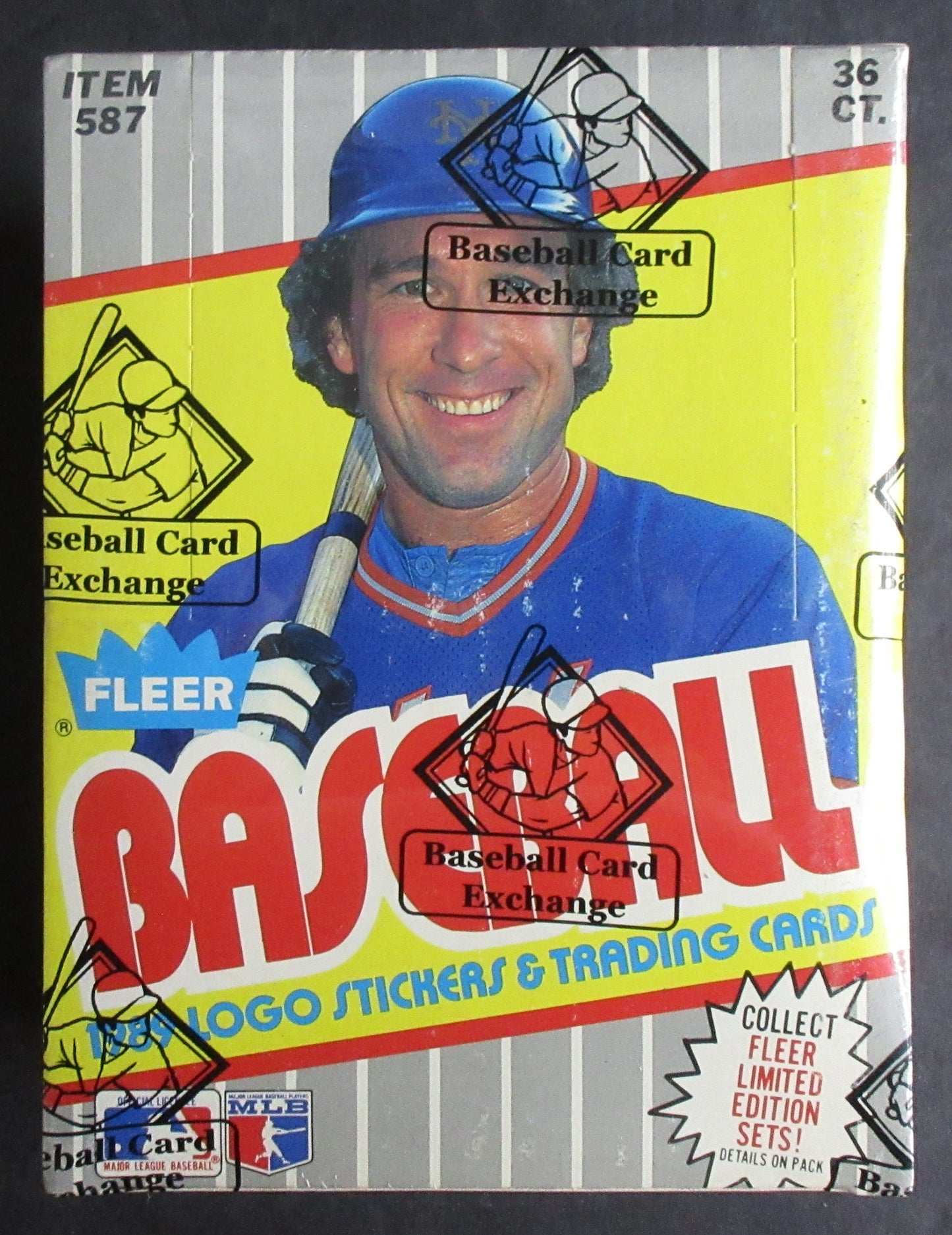 1989 Fleer Baseball Unopened Wax Box (FASC) (Code 91002)