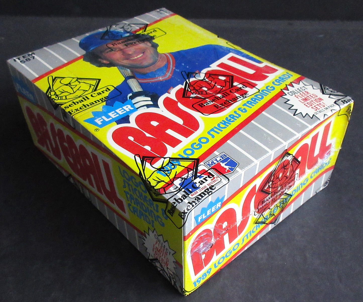 1989 Fleer Baseball Unopened Wax Box (FASC) (Code 91002)