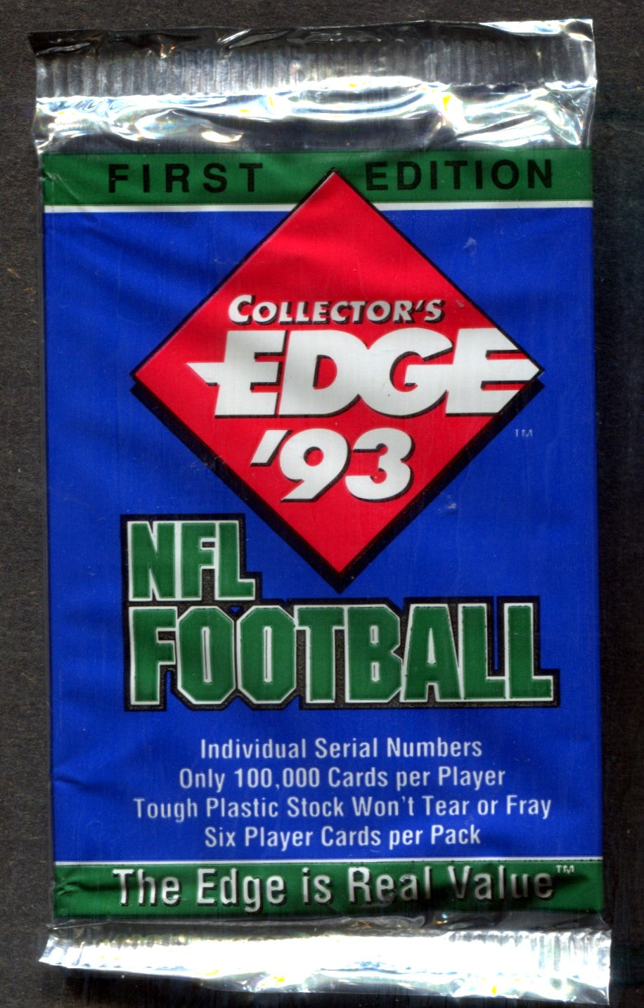1993 Collector's Edge Football Unopened Pack (6)