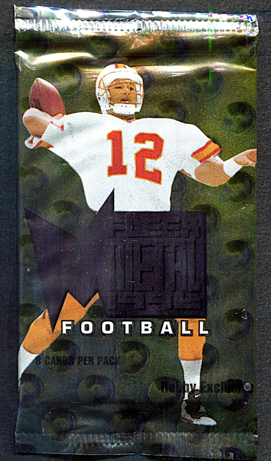 1996 Fleer Metal Football Unopened Pack (8) (Hobby)