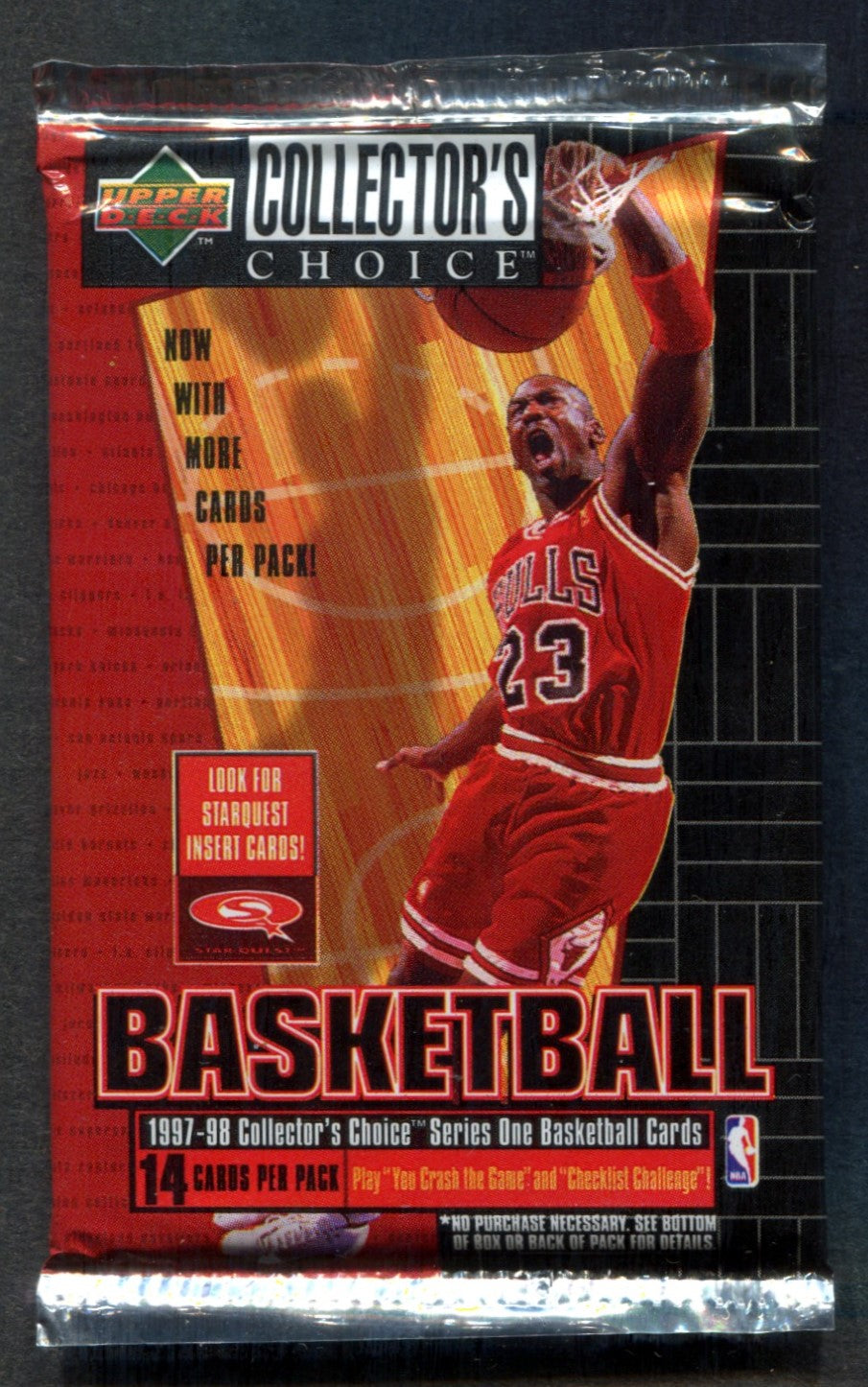 1997/98 Upper Deck Collector's Choice Basketball Unopened Series 1 Pack (14)