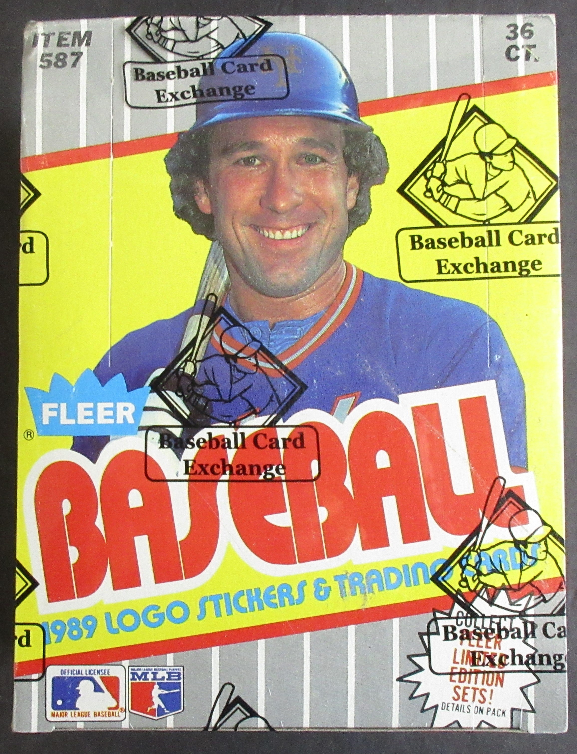 1989 Fleer Baseball Unopened Wax Box (FASC) (Code 90411)