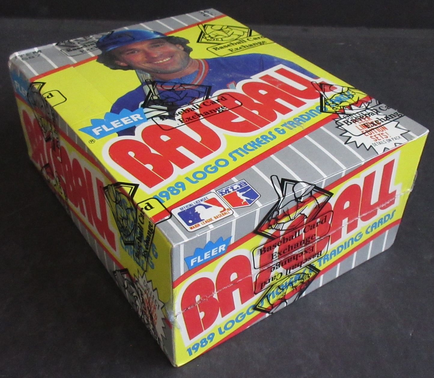 1989 Fleer Baseball Unopened Wax Box (FASC) (Code 90411)
