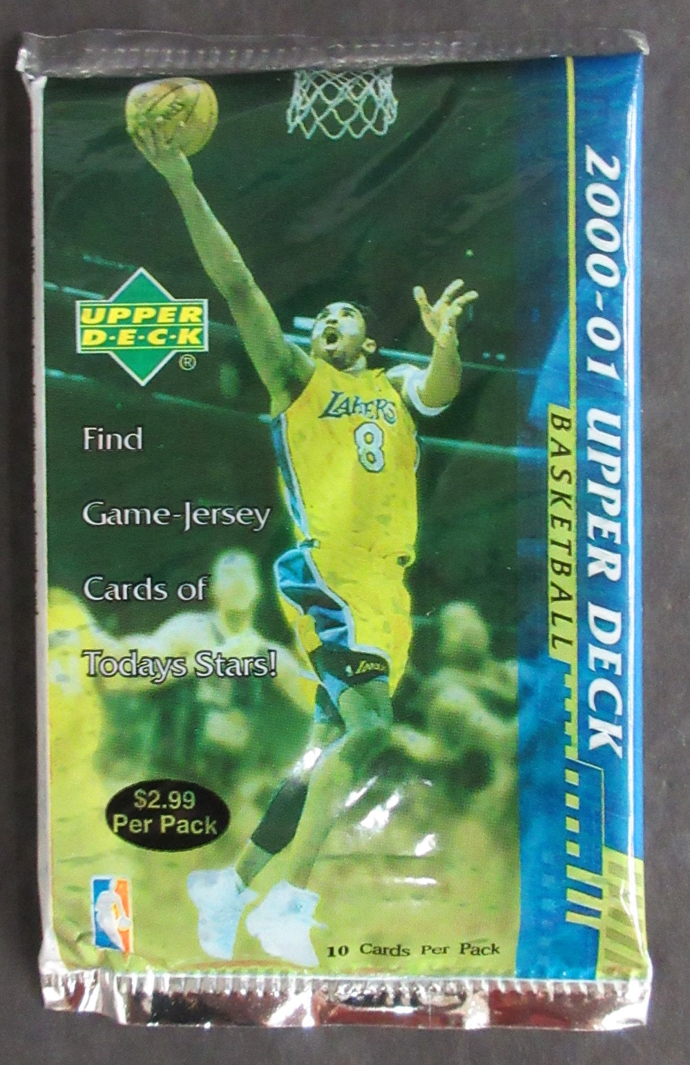 2000/01 Upper Deck Basketball Unopened Pack (Retail) (Pre-Priced) (10)