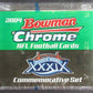 2004 Bowman Chrome Football Super Bowl XXXIX Commemorative Factory Set