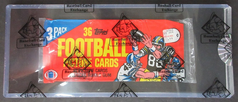 1982 Topps Football Unopened Grocery Rack Pack (Lott RC Back) (BBCE)