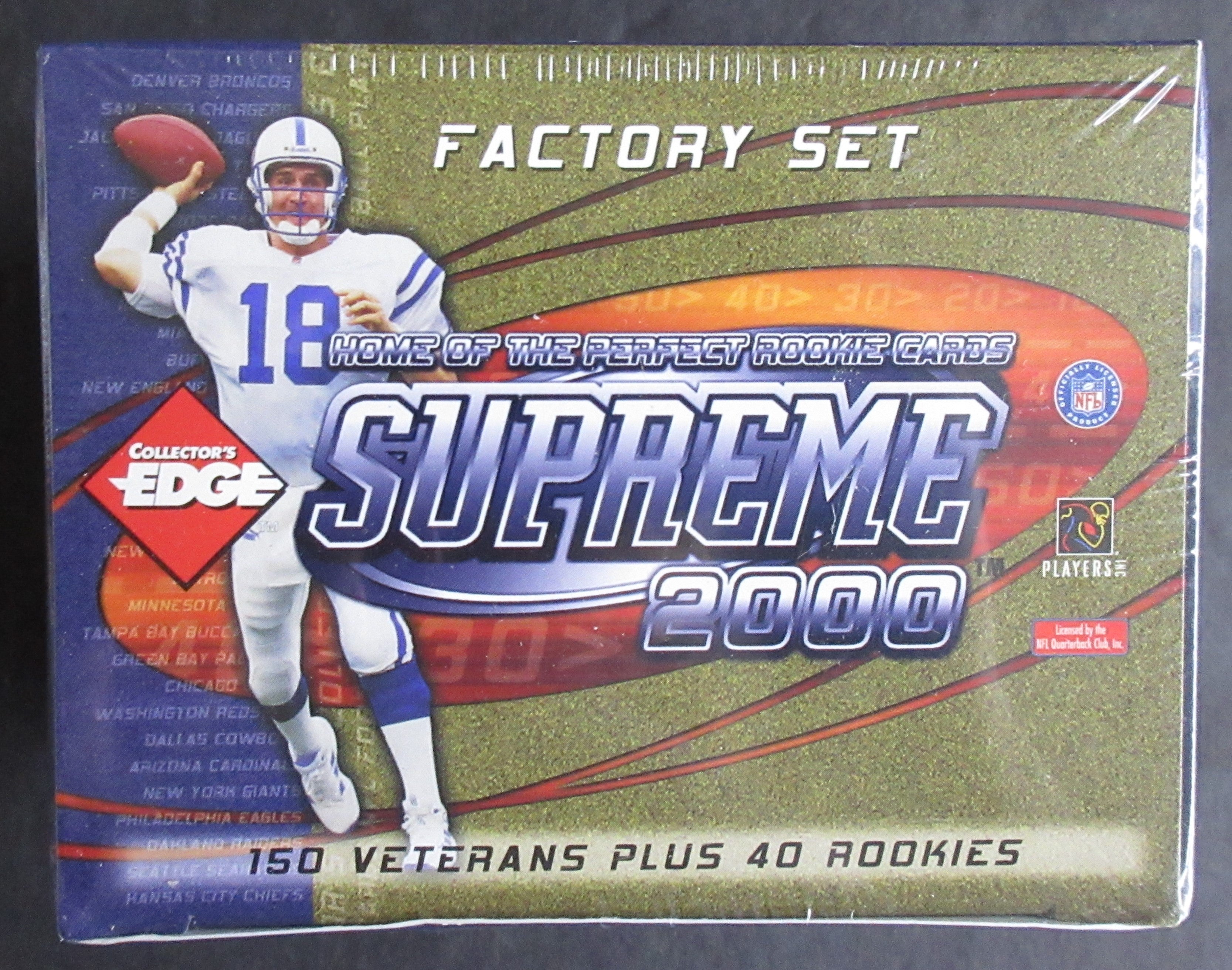 2000 Collector's Edge Supreme Football Factory Set (190)