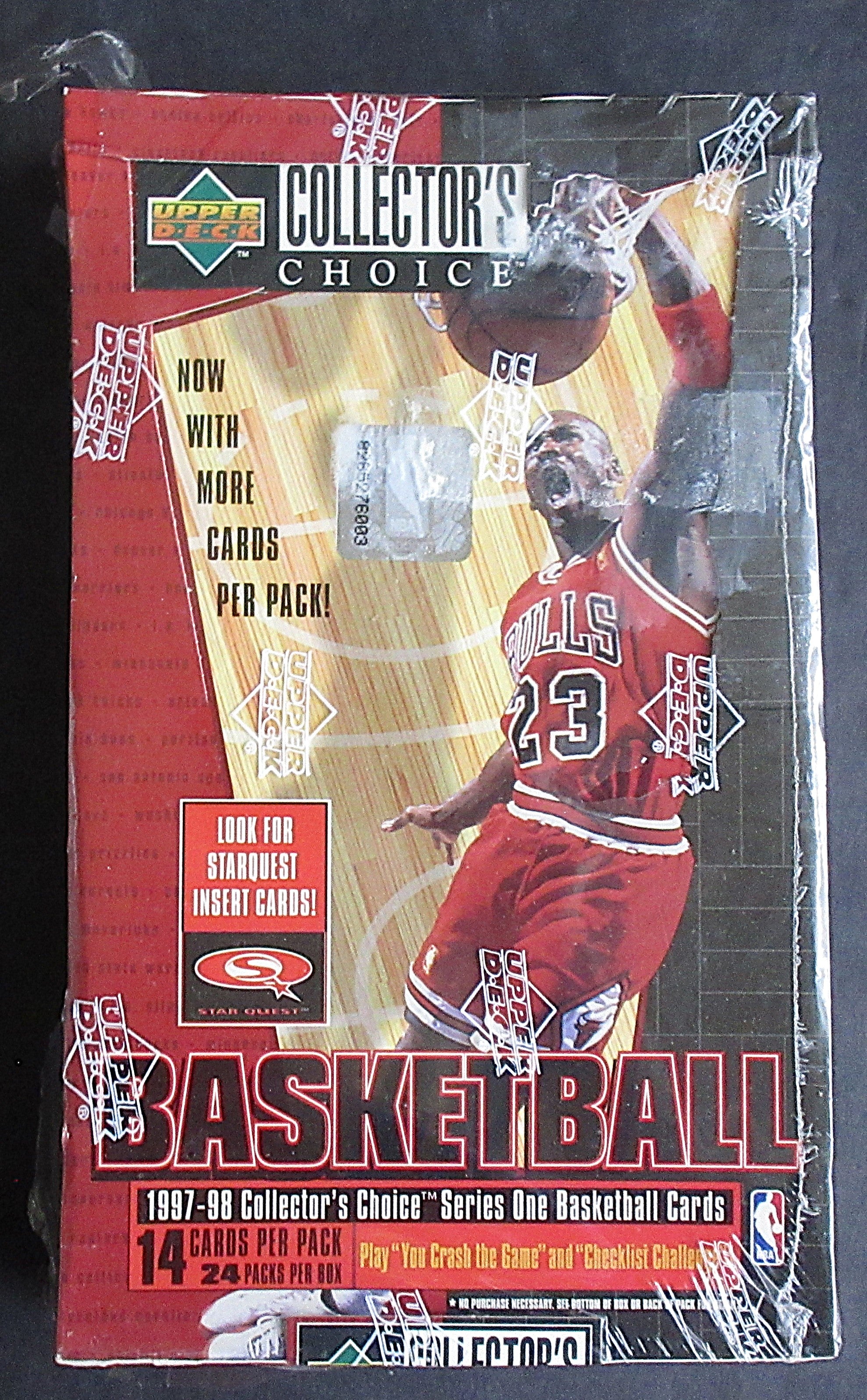 1997/98 Upper Deck Collector's Choice Basketball Series 1 Box (24/14)