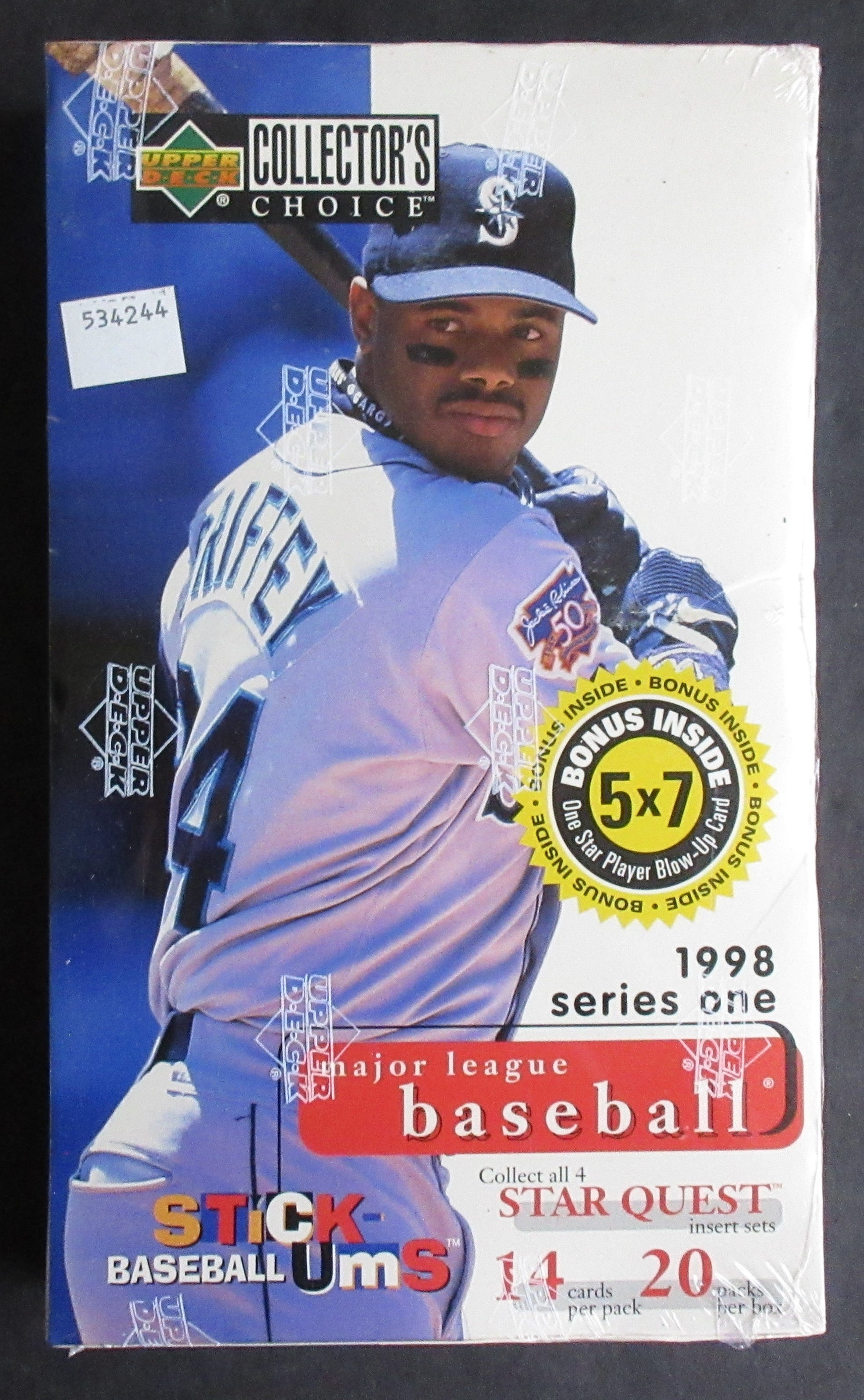 1998 Upper Deck Collector's Choice Baseball Series 1 Box (20/14)