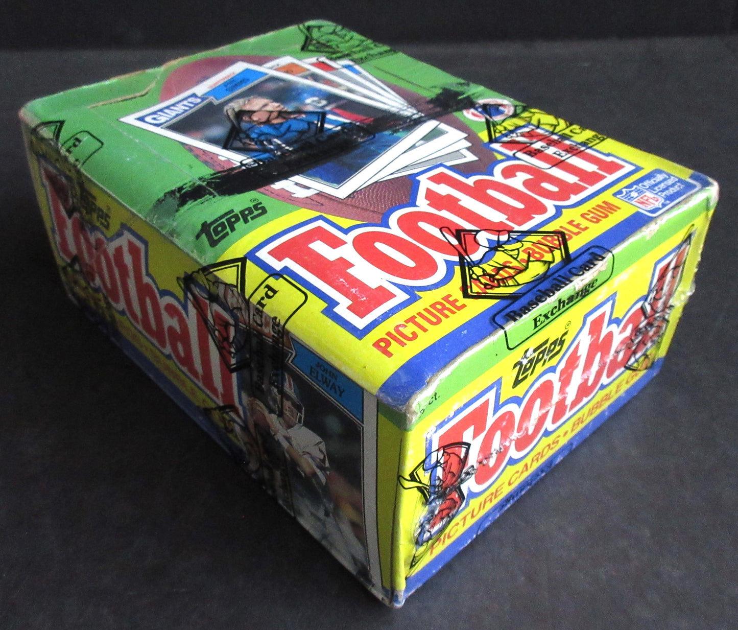 1987 Topps Football Unopened Wax Box (w/ price stickers) (BBCE) (X-Out)