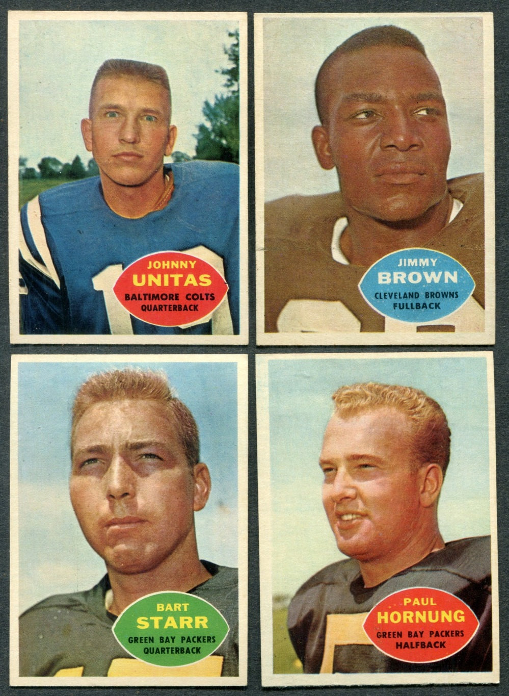 1960 Topps Football Complete Set EX/MT NM (132) (24-577)