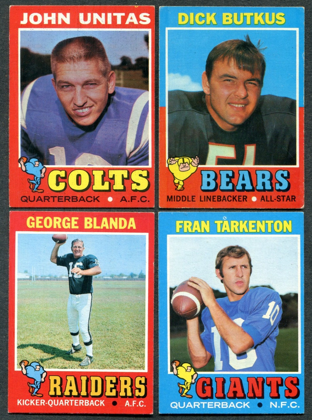 1971 Topps Football Complete Set VG/EX EX (263) (24-578)