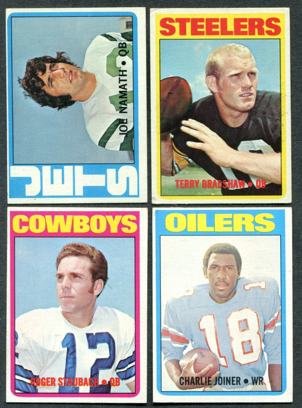 1972 Topps Football Series 1 & 2 Complete Set EX (263) (24-579)