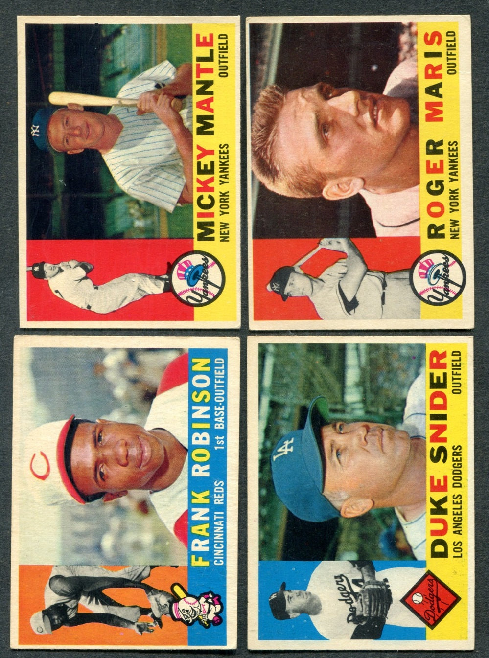 1960 Topps Baseball Complete Set EX EX/MT (572) (24-581)