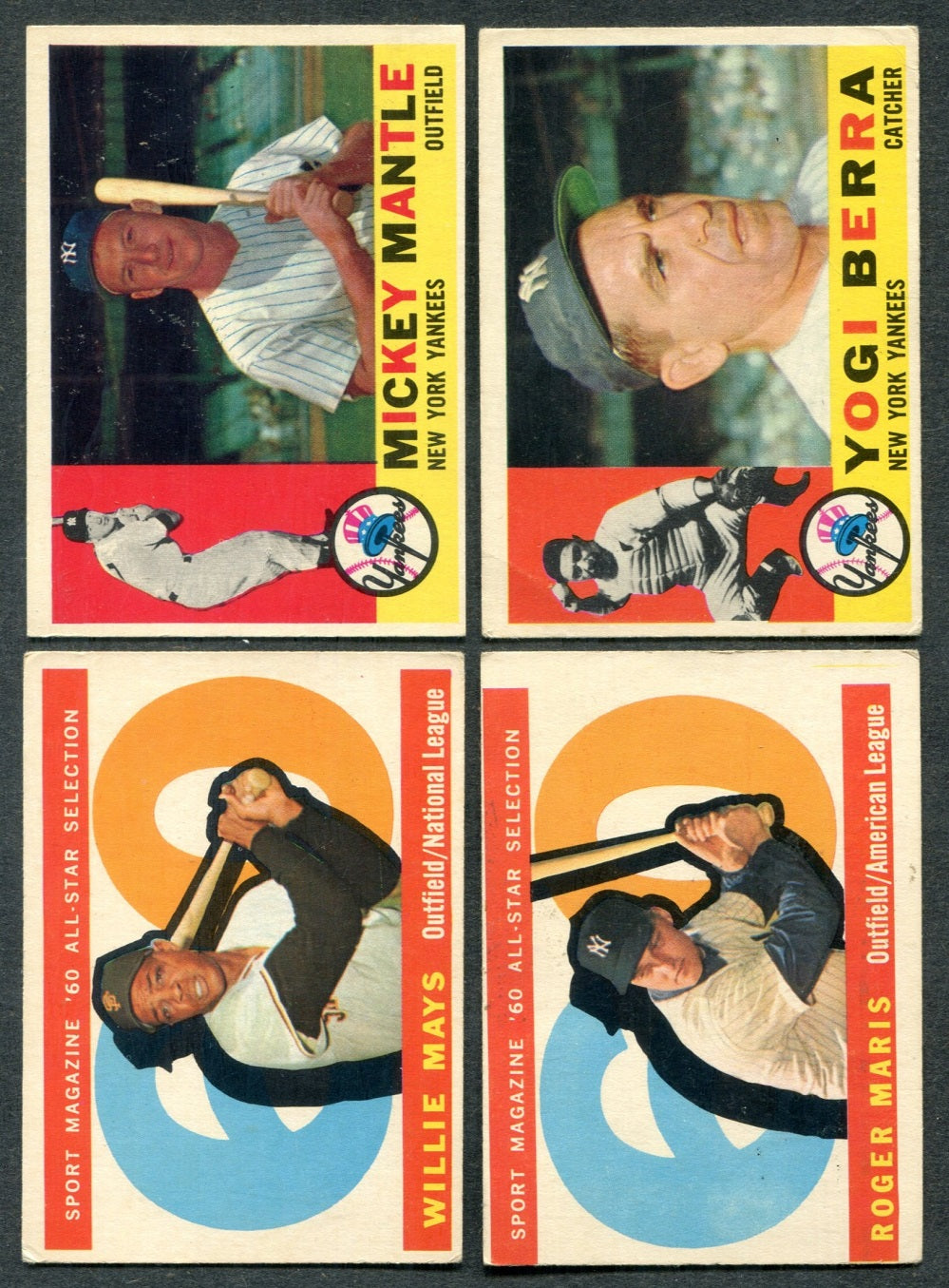 1960 Topps Baseball Complete Set VG/EX EX(572) (24-582)