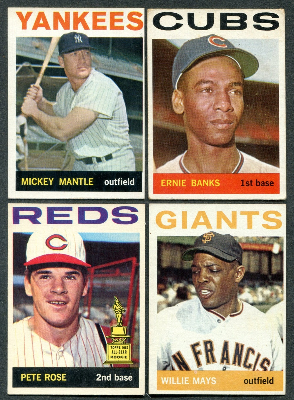 1964 Topps Baseball Complete Set EX EX/MT (587) (24-584)