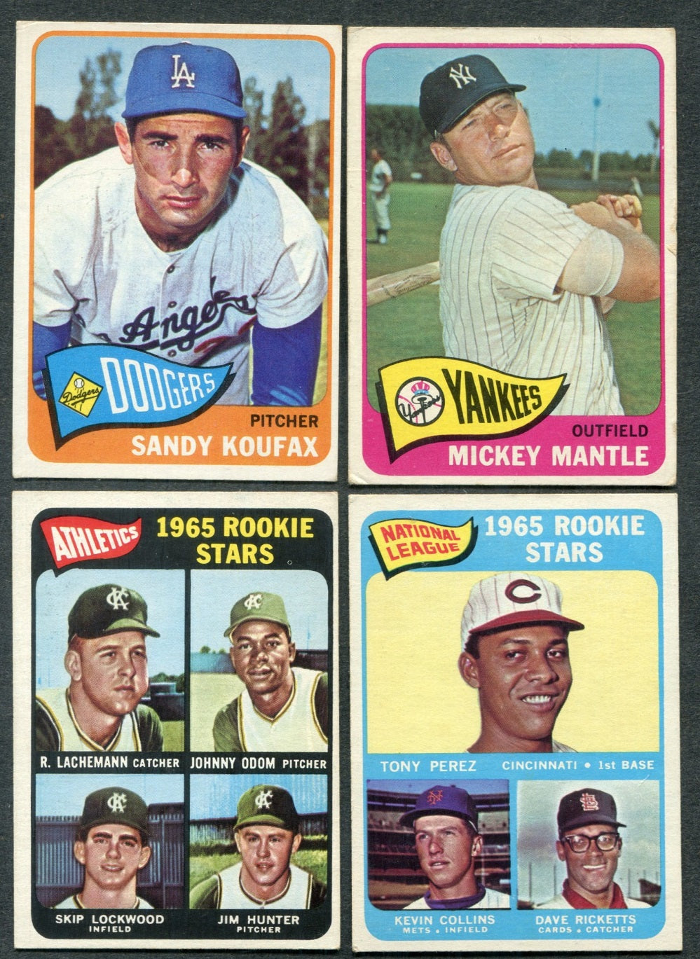 1965 Topps Baseball Complete Set EX/MT (598) (24-586)