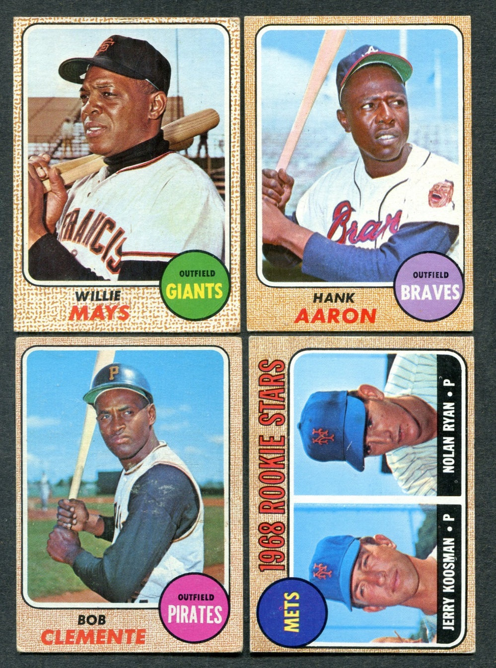 1968 Topps Baseball Complete Set VG VG/EX (598) (24-587)