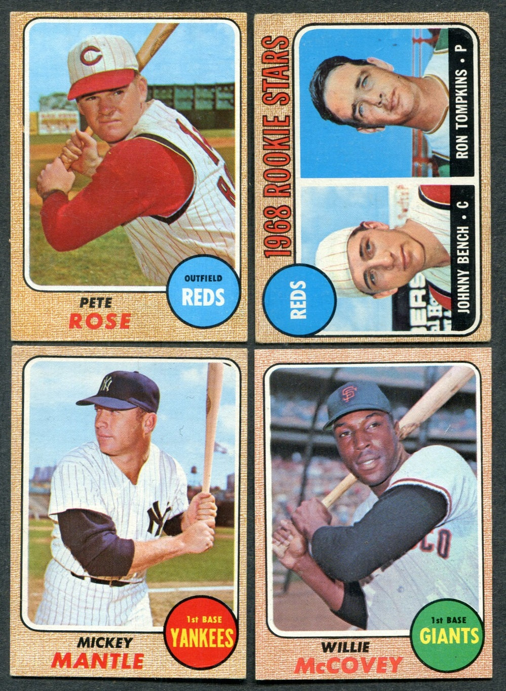 1968 Topps Baseball Complete Set EX EX/MT (598) (24-588)