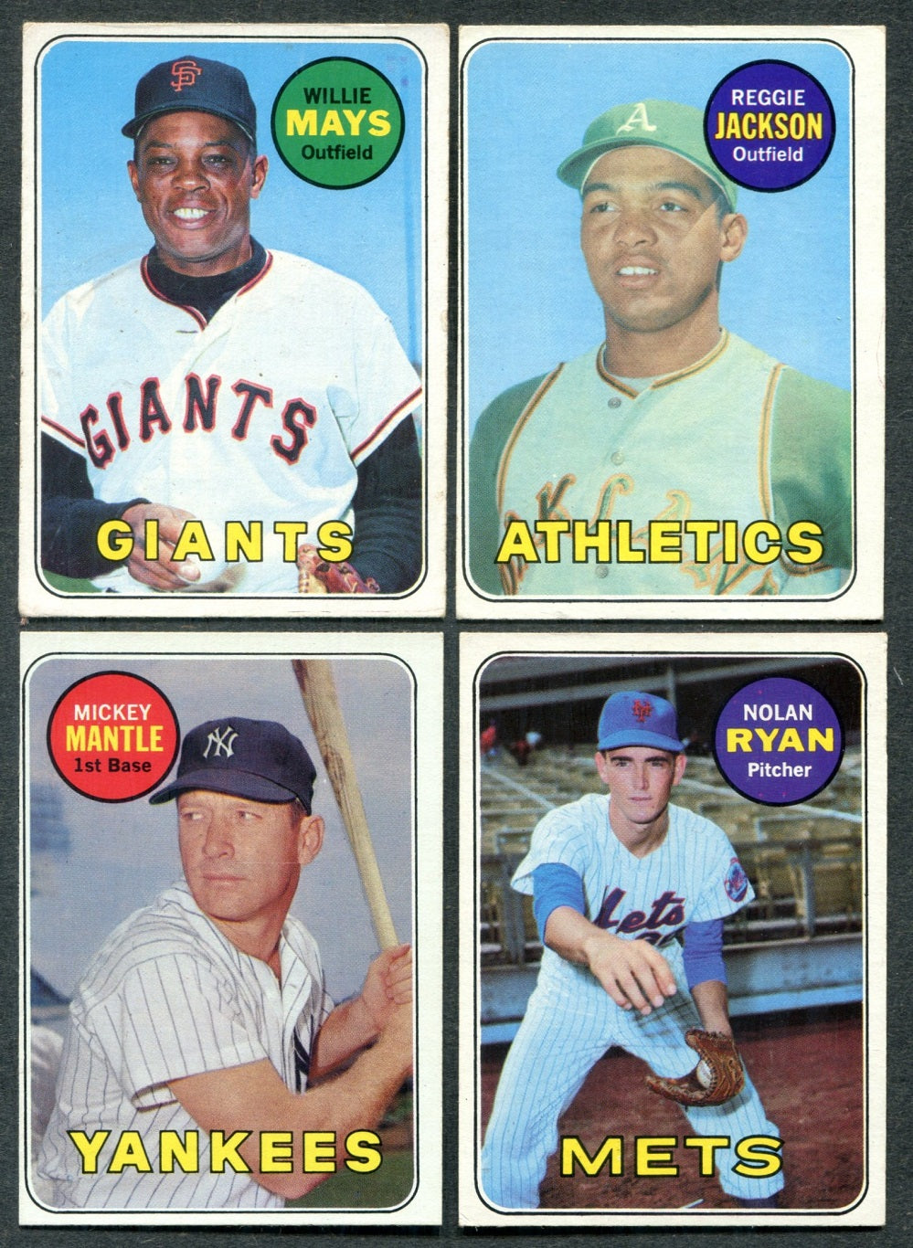 1969 Topps Baseball Complete Set EX EX/MT (664) (24-590)