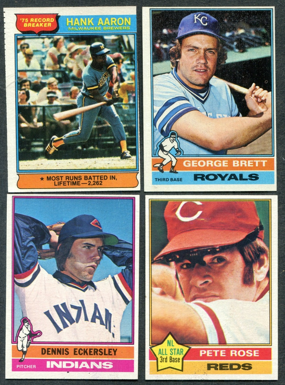 1976 Topps Baseball Complete Set EX/MT NM (660) (24-593)