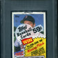 1985 Topps Baseball Unopened Cello Pack PSA 8 Clemens Top * 4772