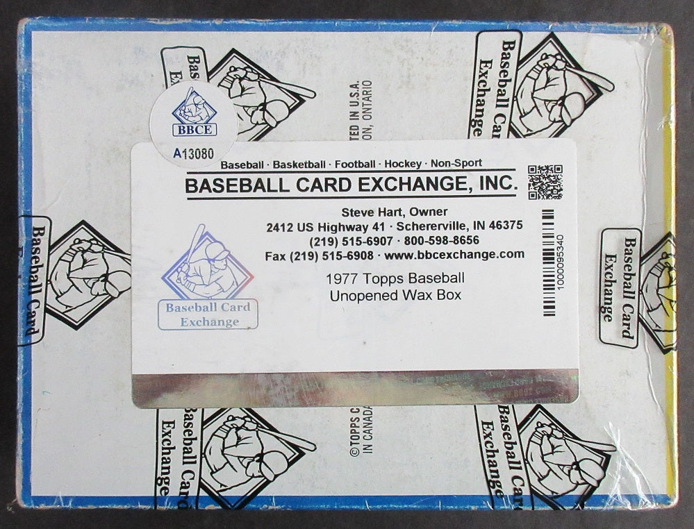 1977 Topps Baseball Unopened Wax Box (BBCE) (A13080)