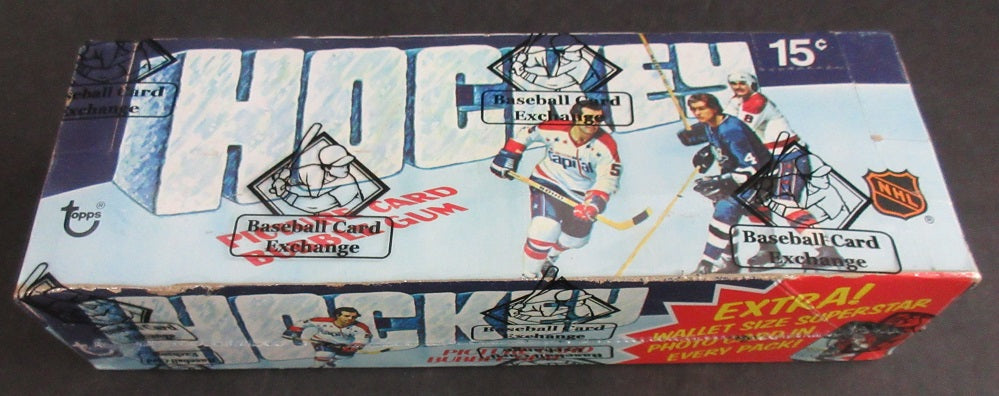 1976/77 Topps Hockey Unopened Wax Box (BBCE) (A13165)