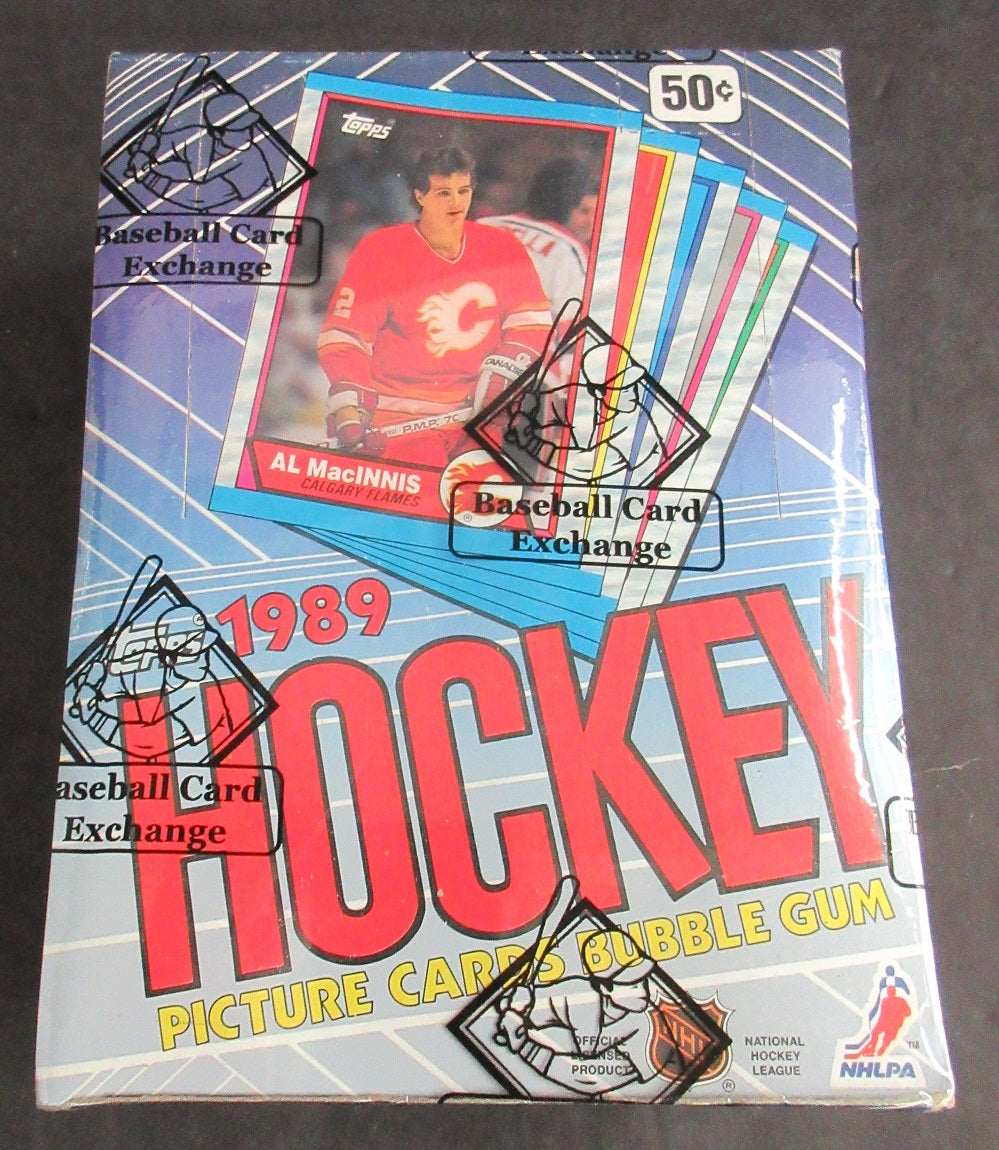 1989/90 Topps Hockey Unopened Wax Box (FASC)