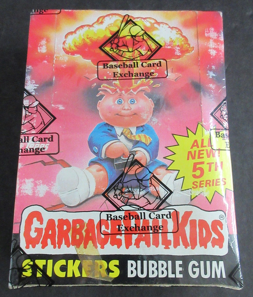 1986 Topps Garbage Pail Kids Series 5 Unopened Wax Box (w/o price) (Canada) (Non) (BBCE)