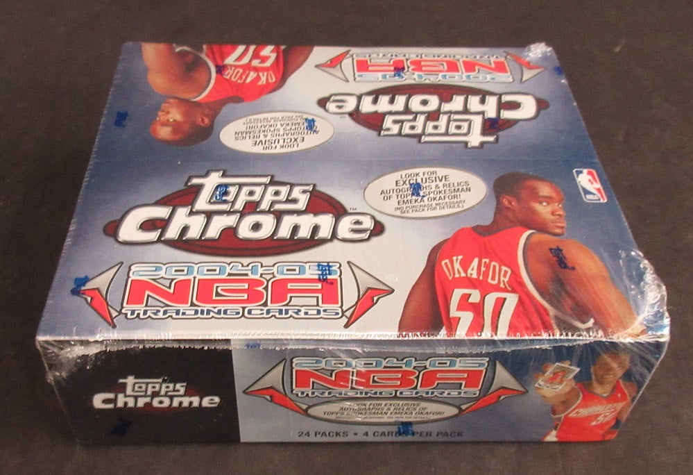 2004/05 Topps Chrome Basketball Unopened Box (Retail) (Square) (24/4)