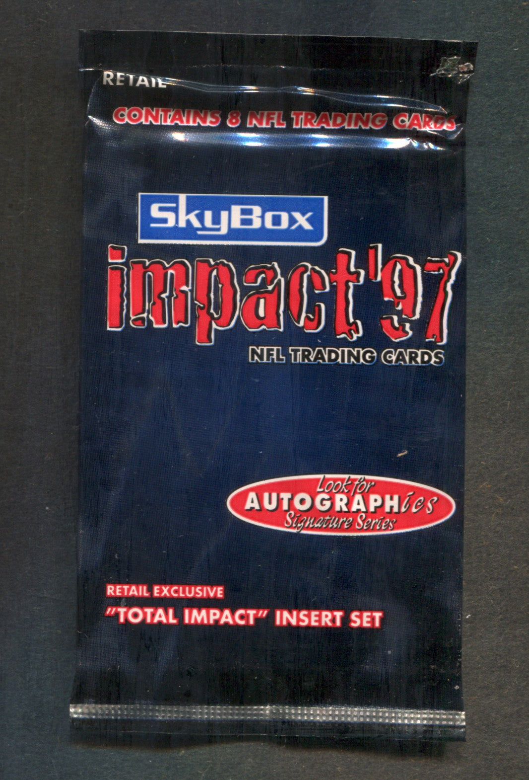 1997 Skybox Impact Football Unopened Pack (Retail) (8)