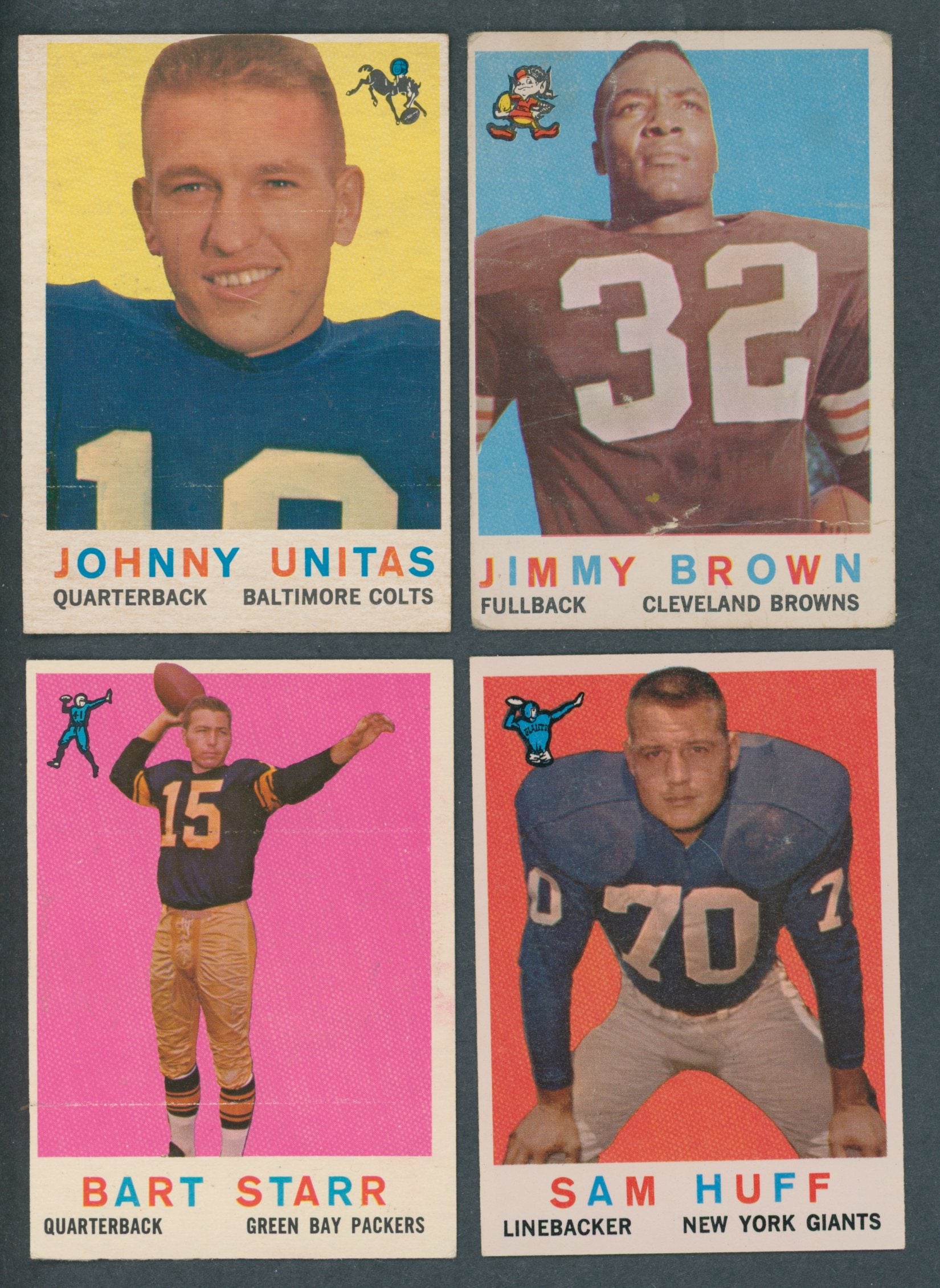 1959 Topps Football Complete Set EX EX/MT (176) (23-513)