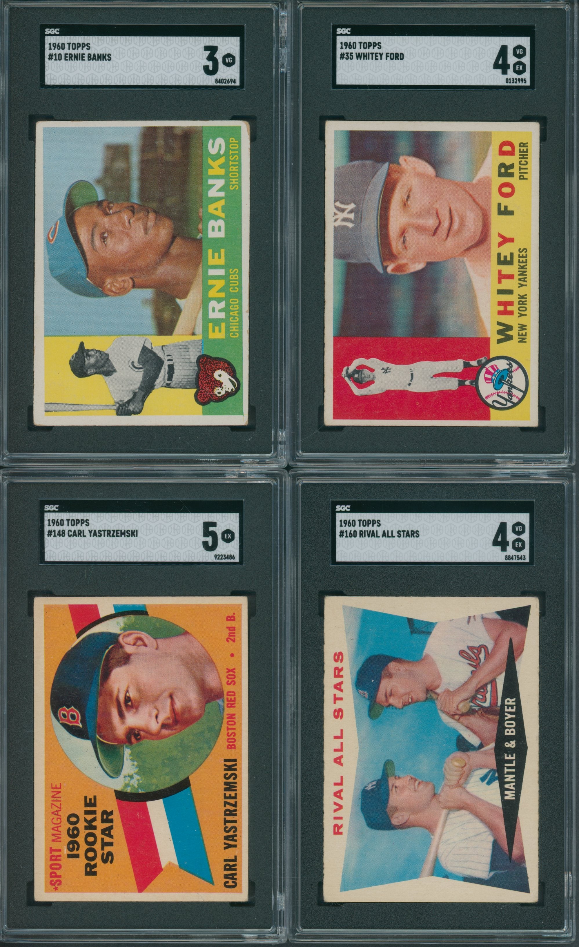 1960 Topps Baseball Complete Set EX (572) (w/ Graded) (23-515)