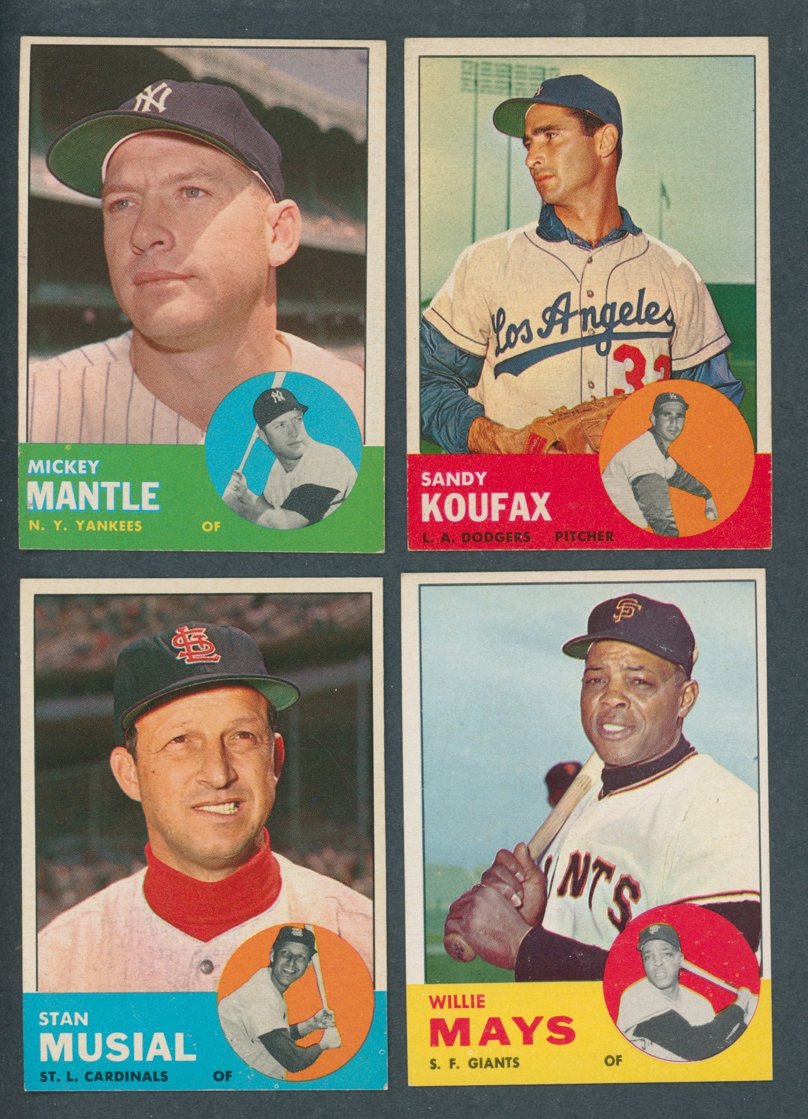 1963 Topps Baseball Near Set EX NM (575/576) (23-503)