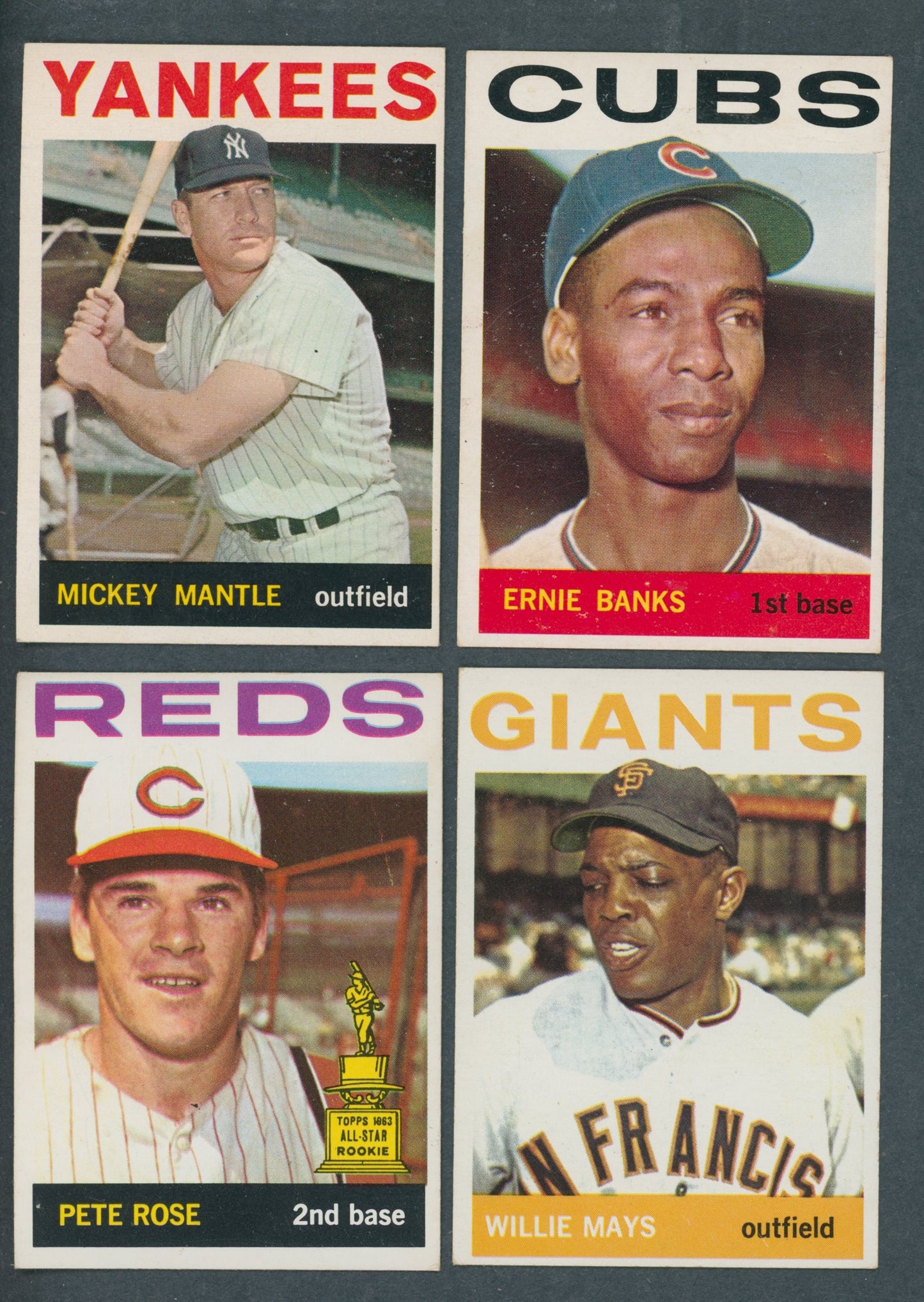 1964 Topps Baseball Near Set EX (586/587) (23-504)