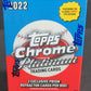 2022 Topps Chrome Platinum Anniversary Baseball Blaster Box (8/4)