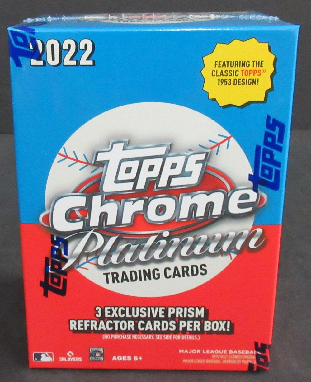 2022 Topps Chrome Platinum Anniversary Baseball Blaster Box (8/4)