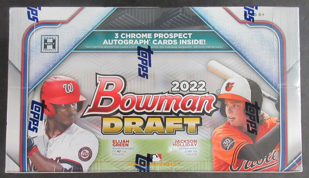 2022 Bowman Draft Baseball Jumbo Box (Hobby) (12/32)