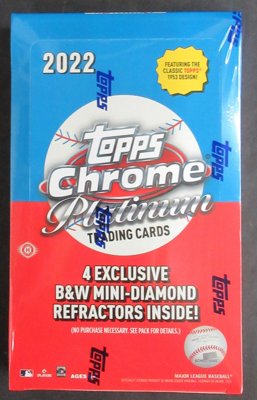 2022 Topps Chrome Platinum Anniversary Baseball Lite Box (Hobby) (16/4)