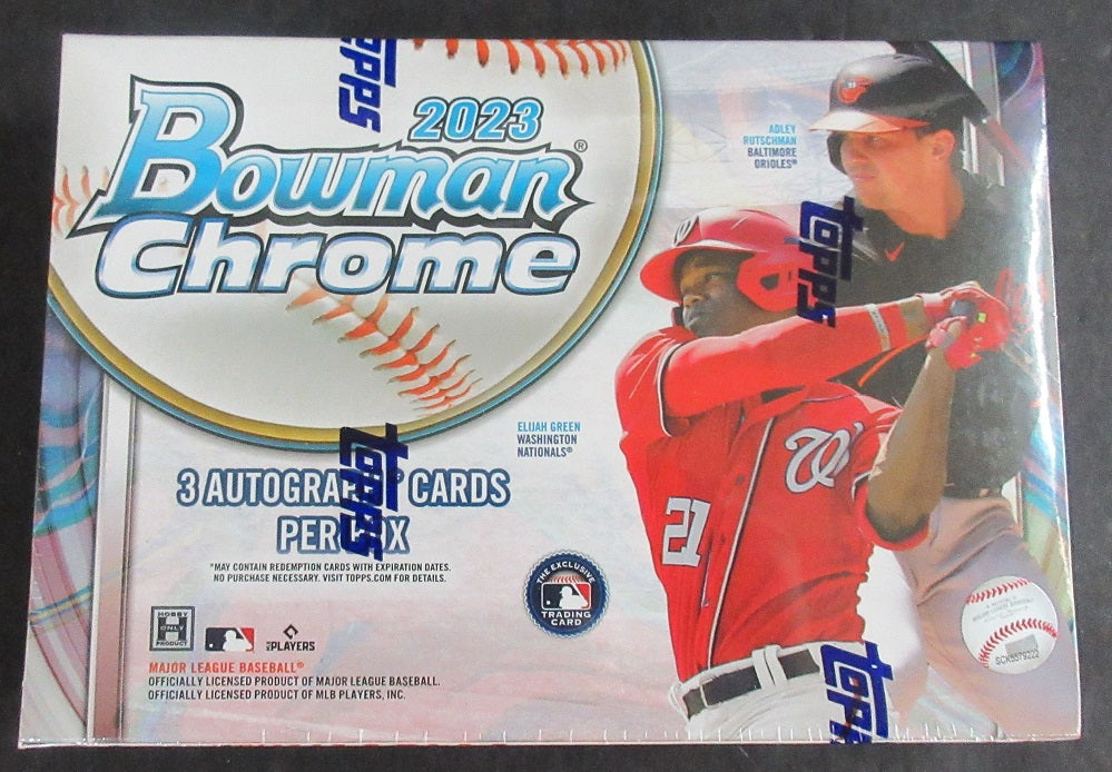 2023 Bowman Chrome Baseball Box (HTA) (3 Autos)