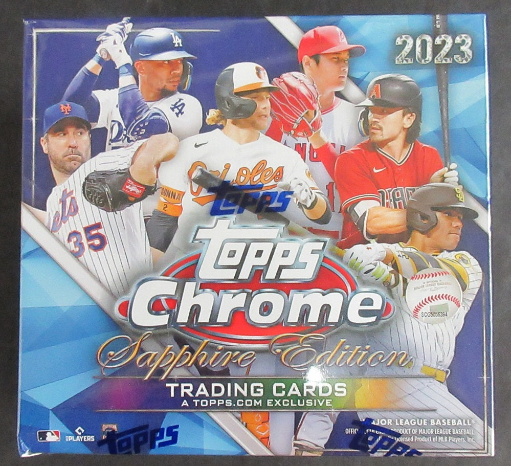 2023 Topps Chrome Baseball Sapphire Edition Box (Hobby) (8/4)